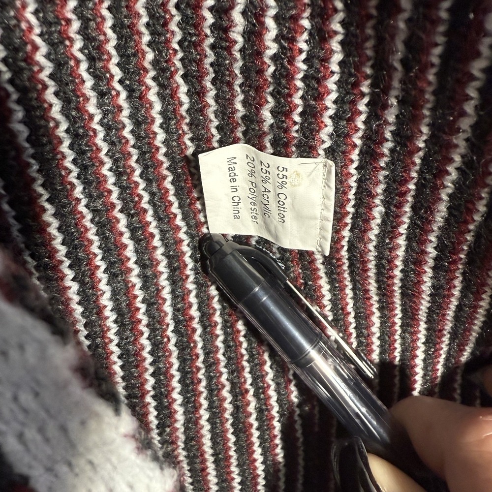 WMS 3XL Southwest Vibe Fringe Shawl Cardigan Long Sleeve Cozy - Picture 8 of 15